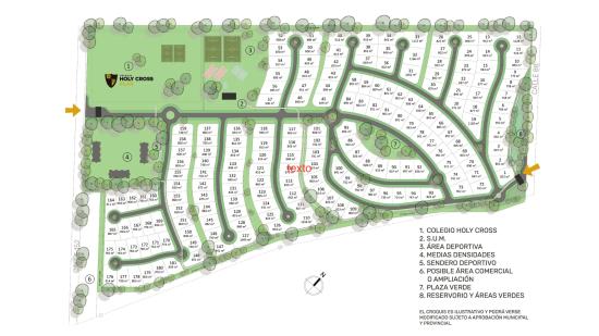 Excelente lote en Pueblo Cardano, zona de polo.