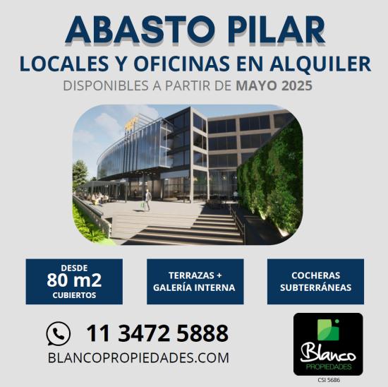 Local + rooftop en Alquiler- Abasto Pilar